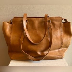 Able Meles Tote Bag Carryall in Cognac